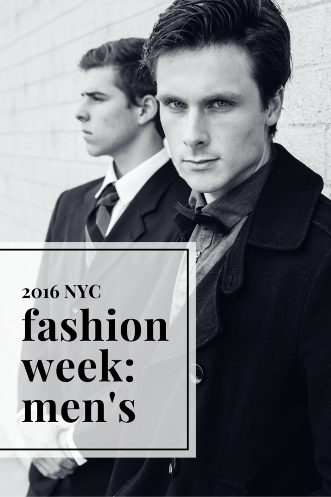 NYC Fashion Week: Men's 2016