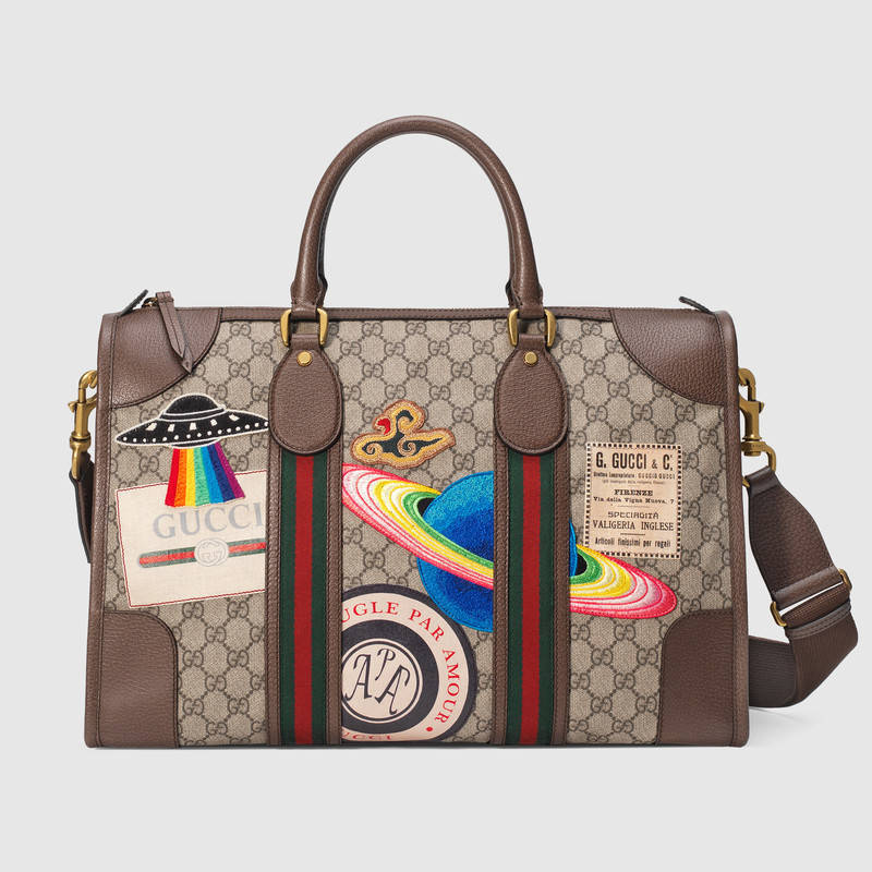 Gucci - Courrier soft GG Supreme duffle bag weekender bag