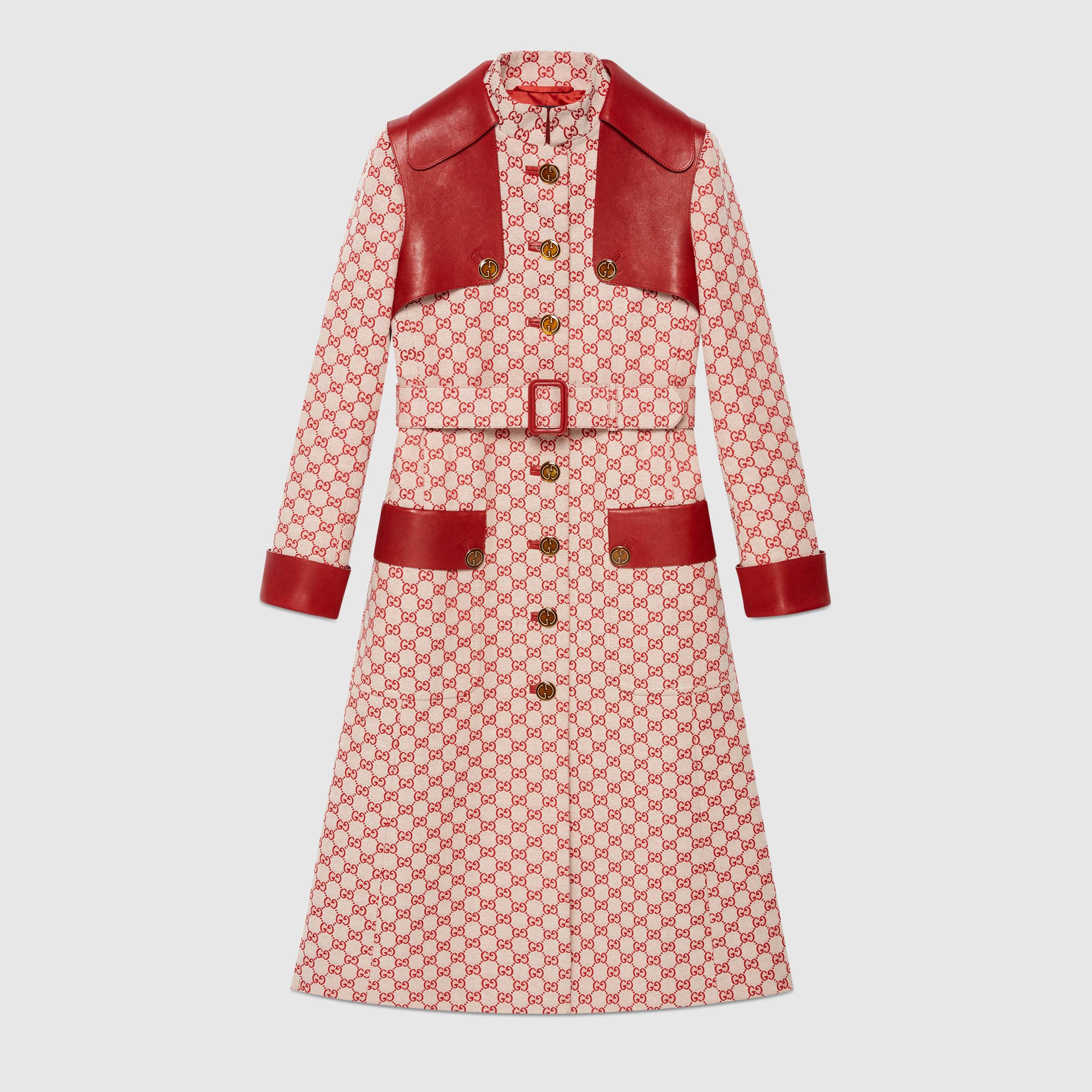 Gucci GG canvas trench Winter Coats: Fashion Forward Options You'll Love