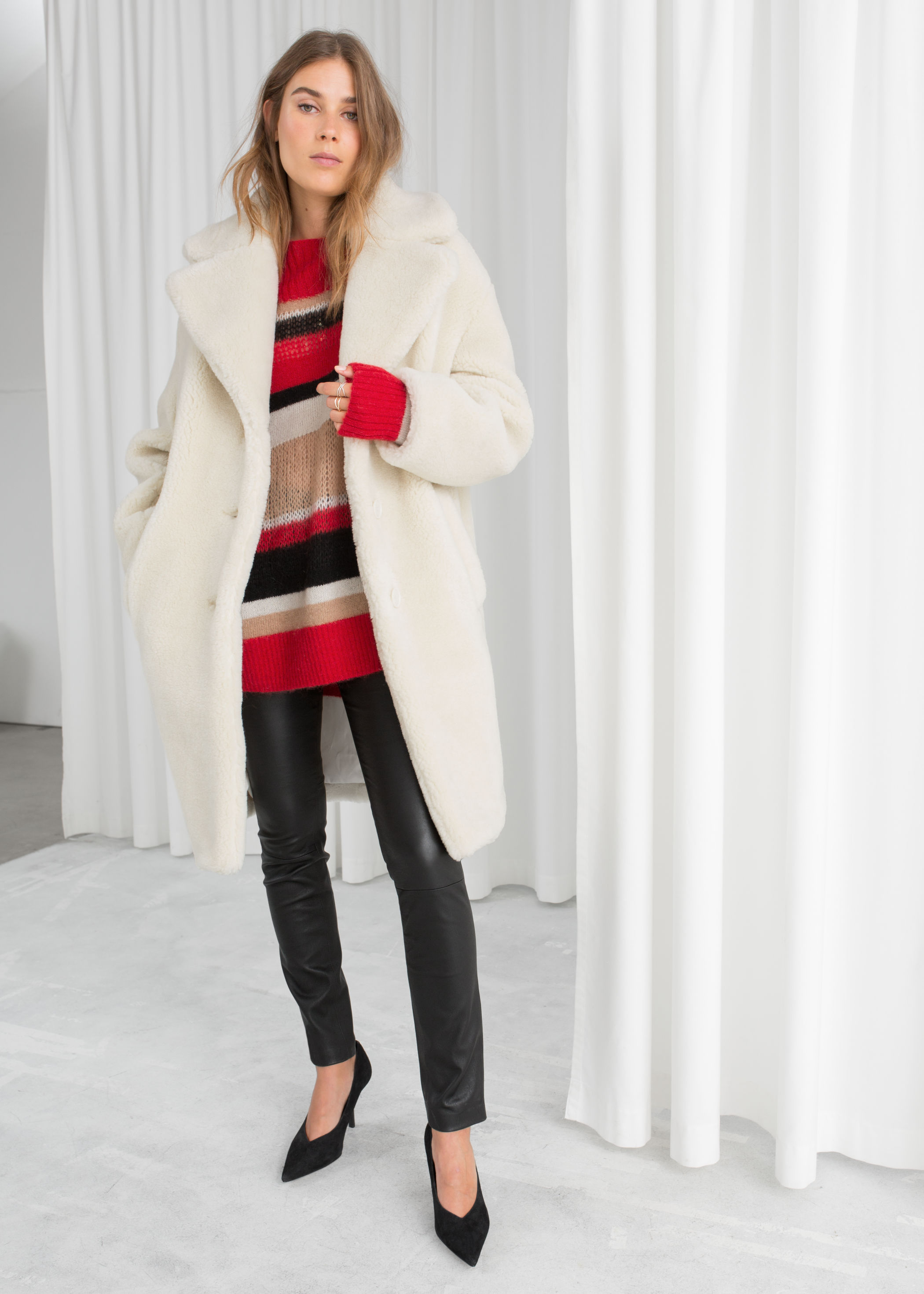 & Other Stories Faux Shearling Winter Coats: Fashion Forward Options You'll Love