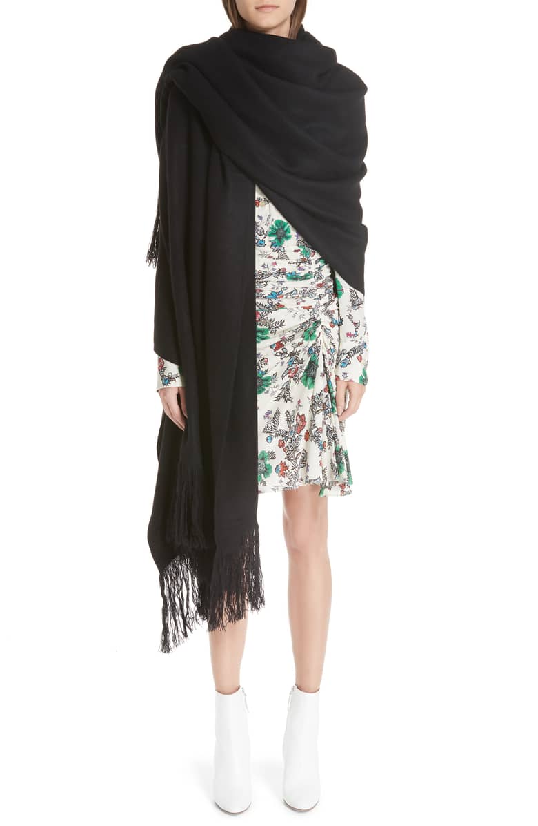 Isabel Marant Cashmere Blanket Scarf Oversized Scarves to Rock This Winter