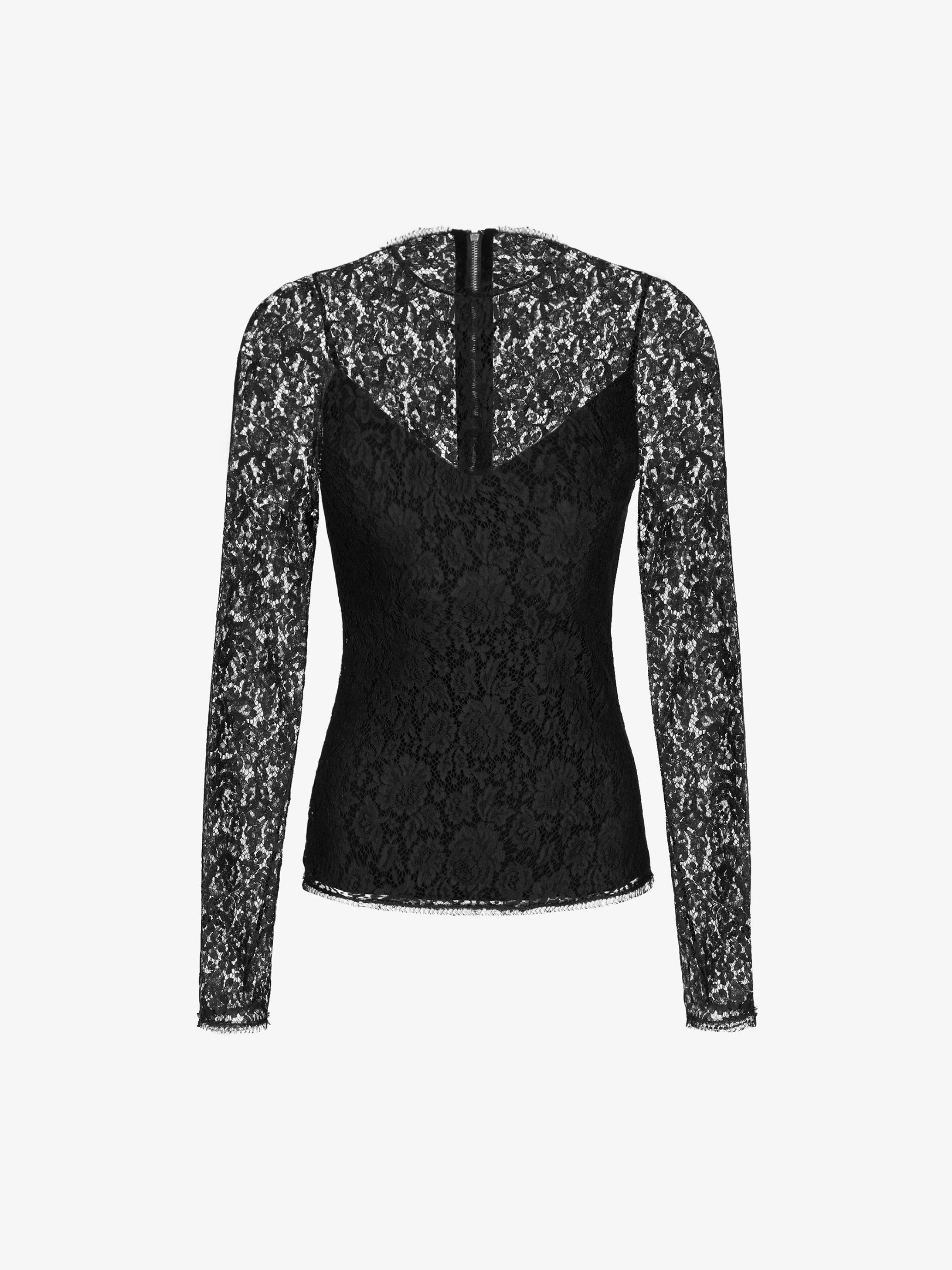 Long Sleeves Lace Top from Givenchy Christmas Party Tops