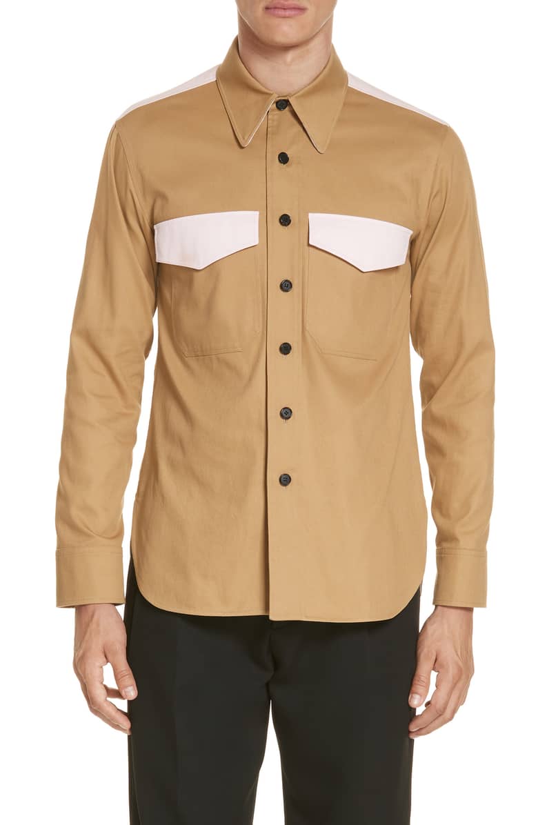 Uniform Shirt by Calvin Klein Thanksgiving Party Attire That is Sure to Wow