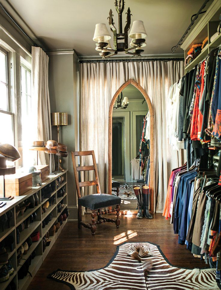 Add a Rug to the Closet Floor A Dream Closet: Inspiration for Freshening Up Your Space