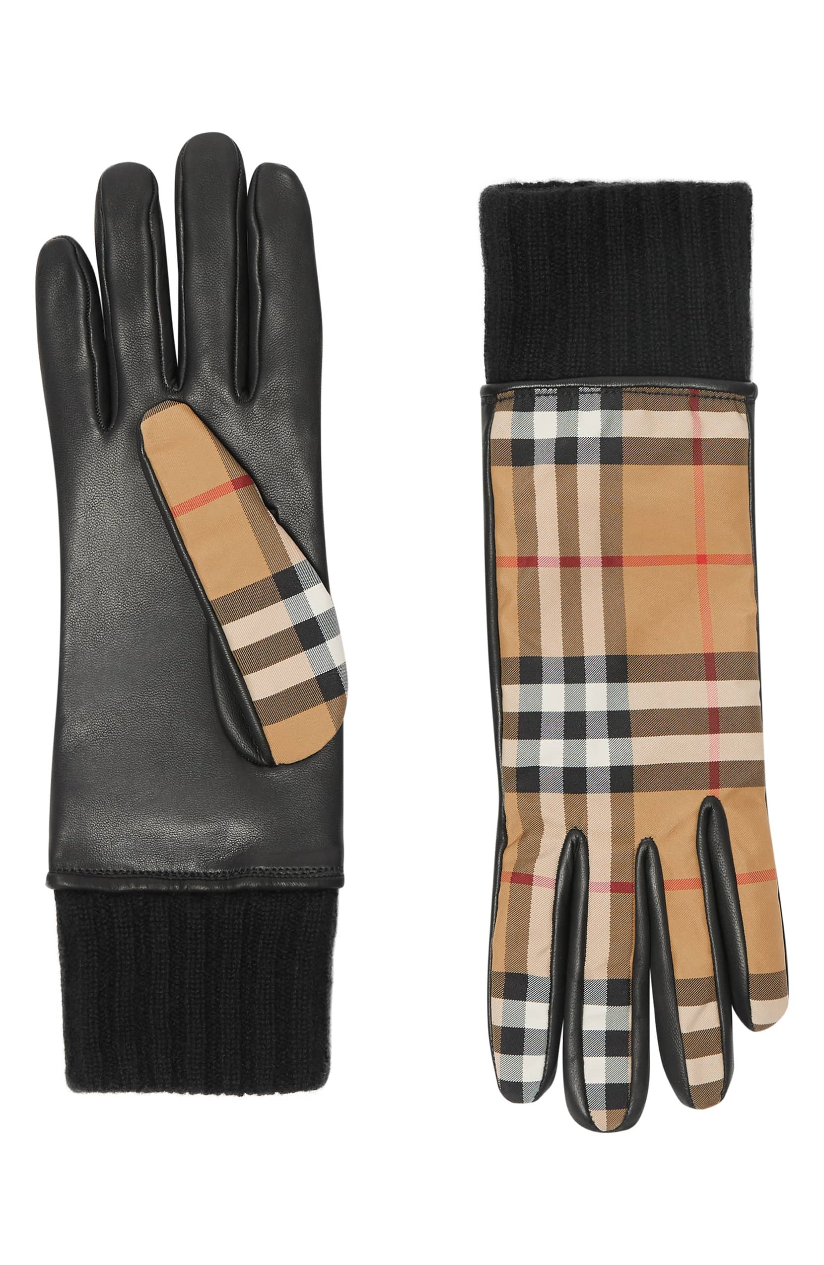 Cashmere Lined Burberry Gloves Traditional Best Winter Gloves 
