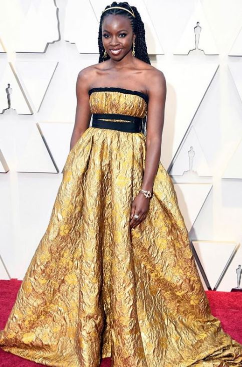 Gorgeous new designers for the Oscars 2019 include this look from Brock Collection.
