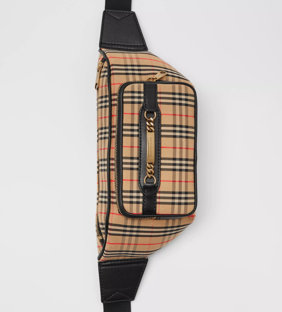 The Large 1983 Check Link Bum Bag by Burberry A Take on the Belt Bag Trend from the Best Designers